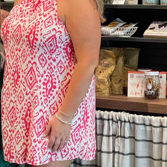 Spring Summer Dress - White & Pink - Bridal - Picture 4 of 6